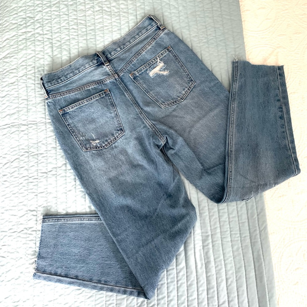We the Free Blossom Rigid Distressed Jeans Sz 28 - Picture 2 of 10